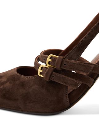Women's Beatrice Suede Slingback Stiletto High Heels