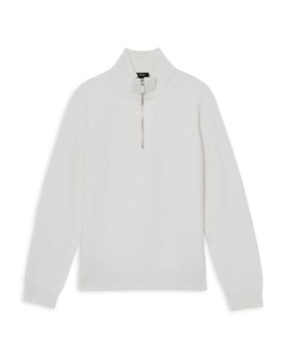 Aldershot Half Zip Funnel Textured Jumper Sweater