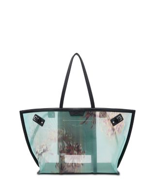 Days Carryall Large Printed Mesh Tote Bag