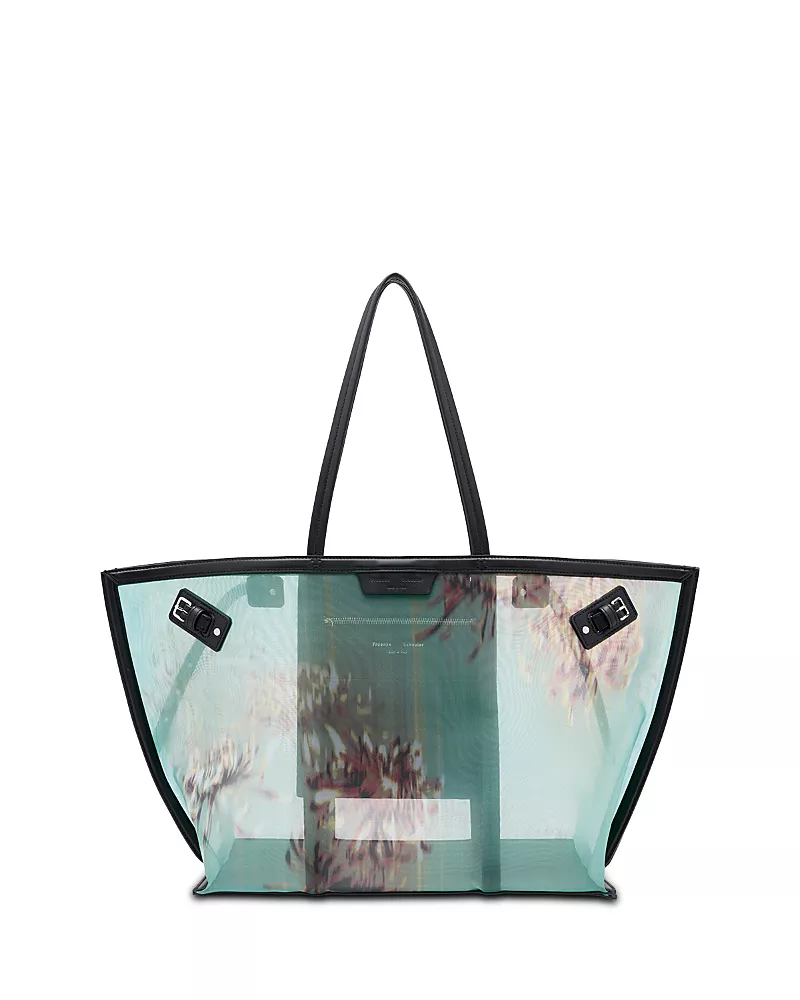 Proenza Schouler Days Carryall Large Printed Mesh Tote Bag
