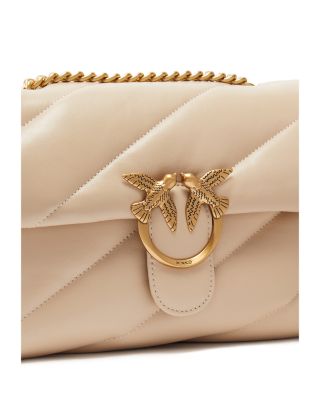 Love Puff Classic Leather Convertible Crossbody