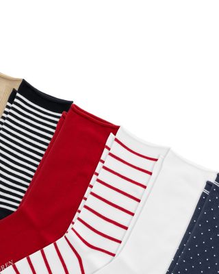Dot Stripe Socks, Pack of 6