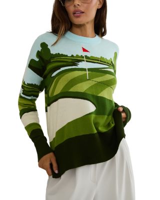 Callie Golf Course Sweater