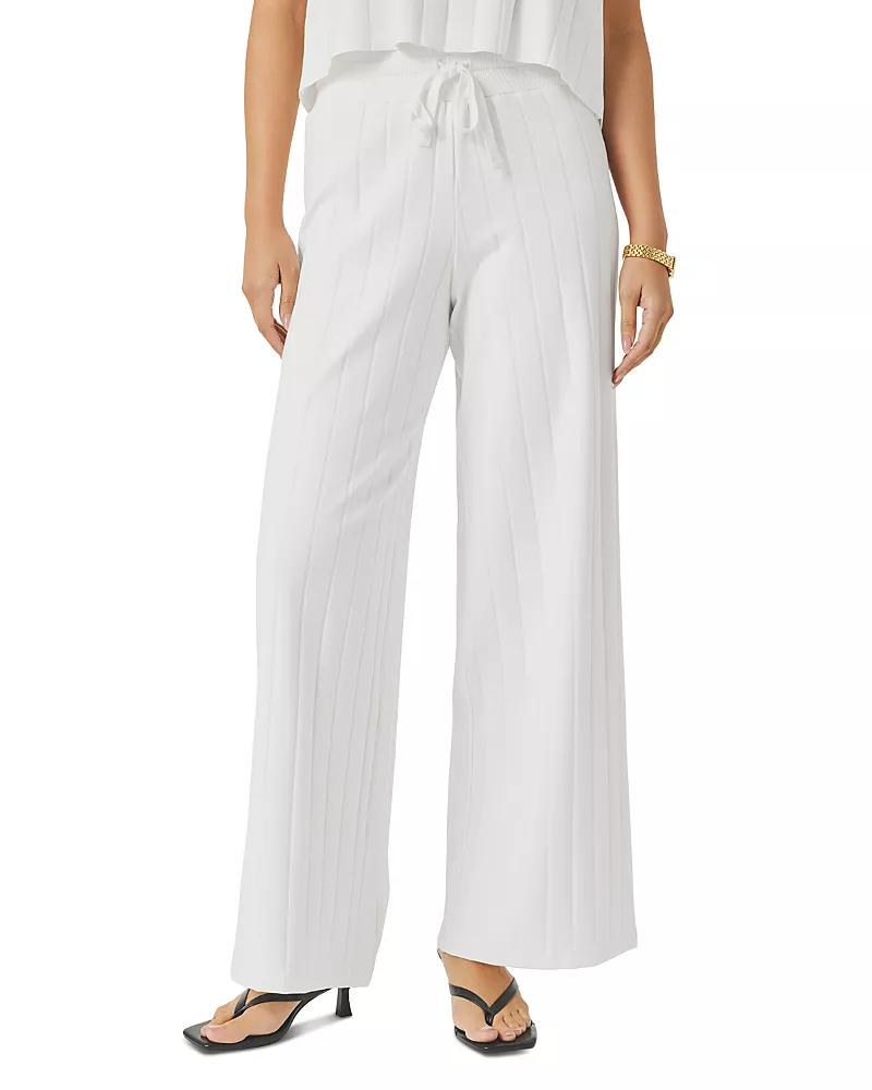 Splendid Spl X Cj Wide Rib Knit Pants