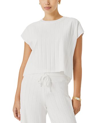 x @Cellajaneblog Wide Rib Knit Top