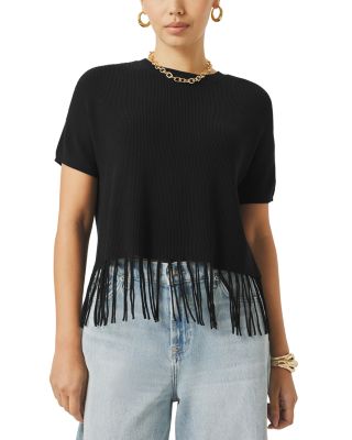 Spl X CJ Ss Fringe Sweater