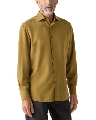 Regular Fit Silk Shirt