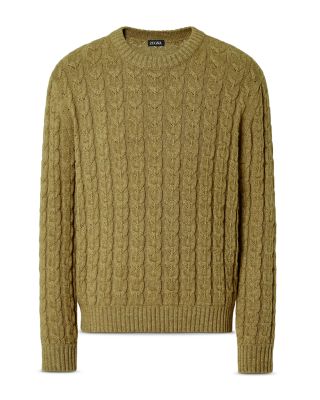 Linen Cashmere & Silk Crewneck Sweater