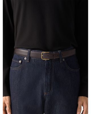 Natural Grain Leather Belt