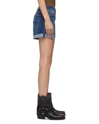 Mid Roll Denim Shorts in Vanity