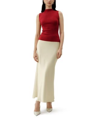 Seamless Sleeveless Knit Washable-Wool Vest