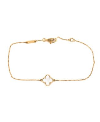  Sweet Alhambra Bracelet 18K Gold and Mother of Pearl