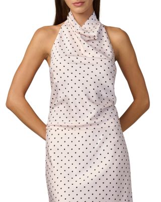 The Ines Draped Halter Dress