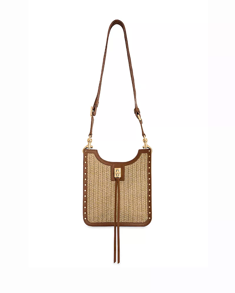 Rebecca Minkoff Darren Mini Woven Feedbag Crossbody