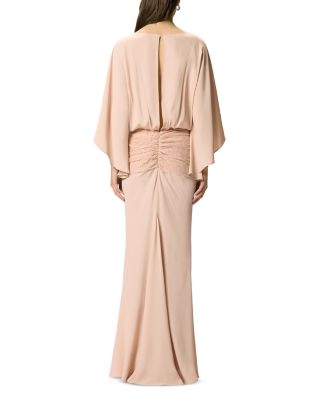 Radicchio Crepe De Chine Dress