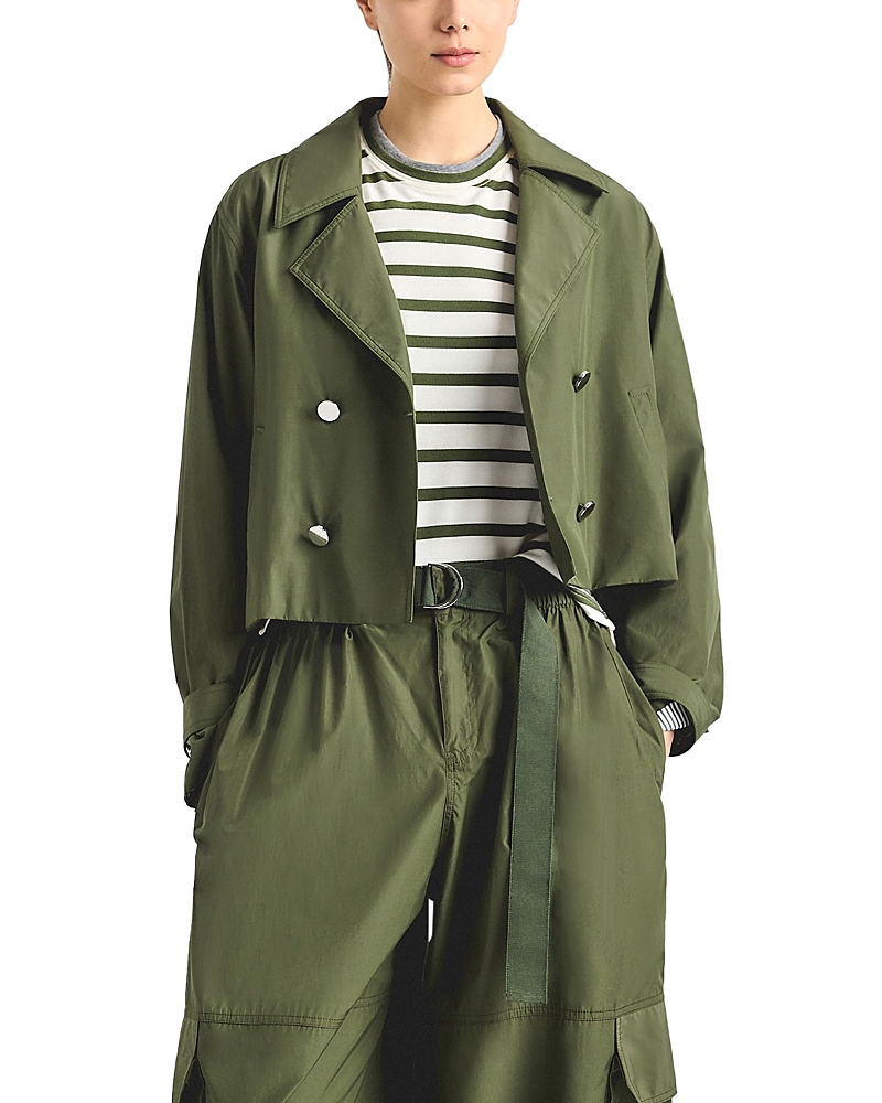 Derek Lam 10 Crosby Renata Poplin Cropped Jacket