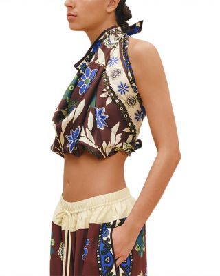 Jasper Silk Scarf Top