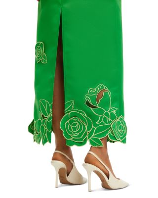 Arabella Appliqu&eacute; Maxi Dress