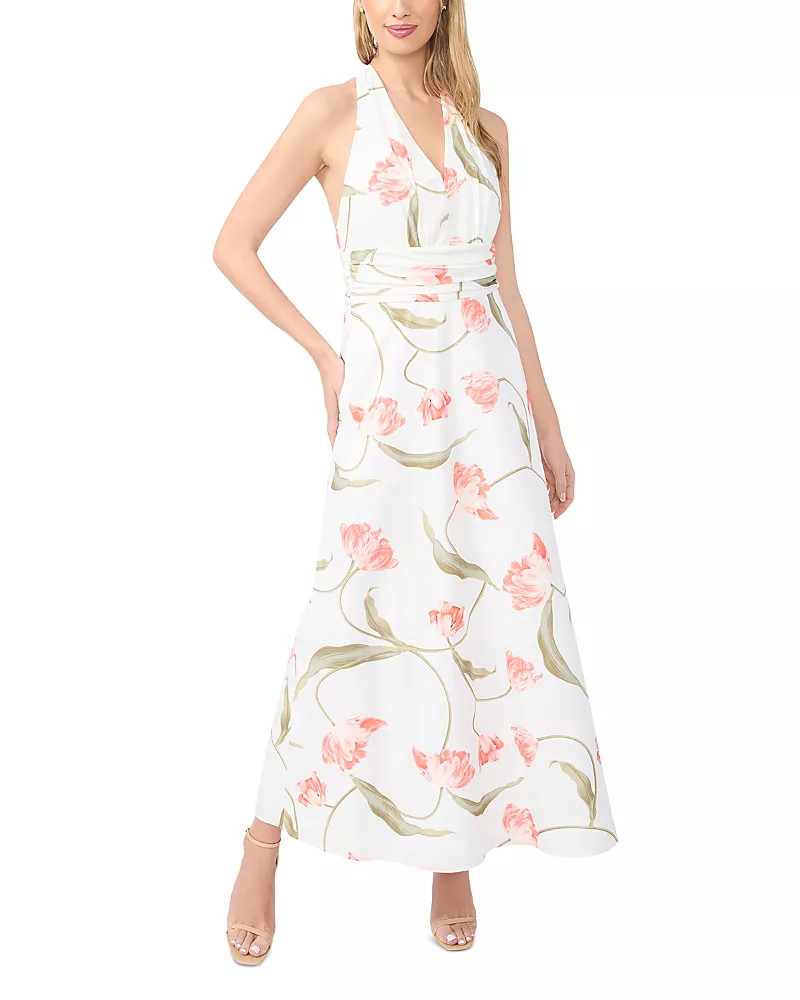 Ted Baker Serafina Cross Neck Halter Dress