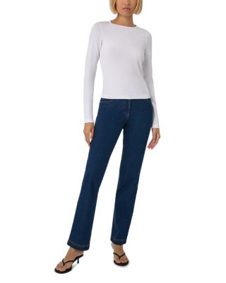 Cynthia High Rise Cigarette Jeans in Mid Wash