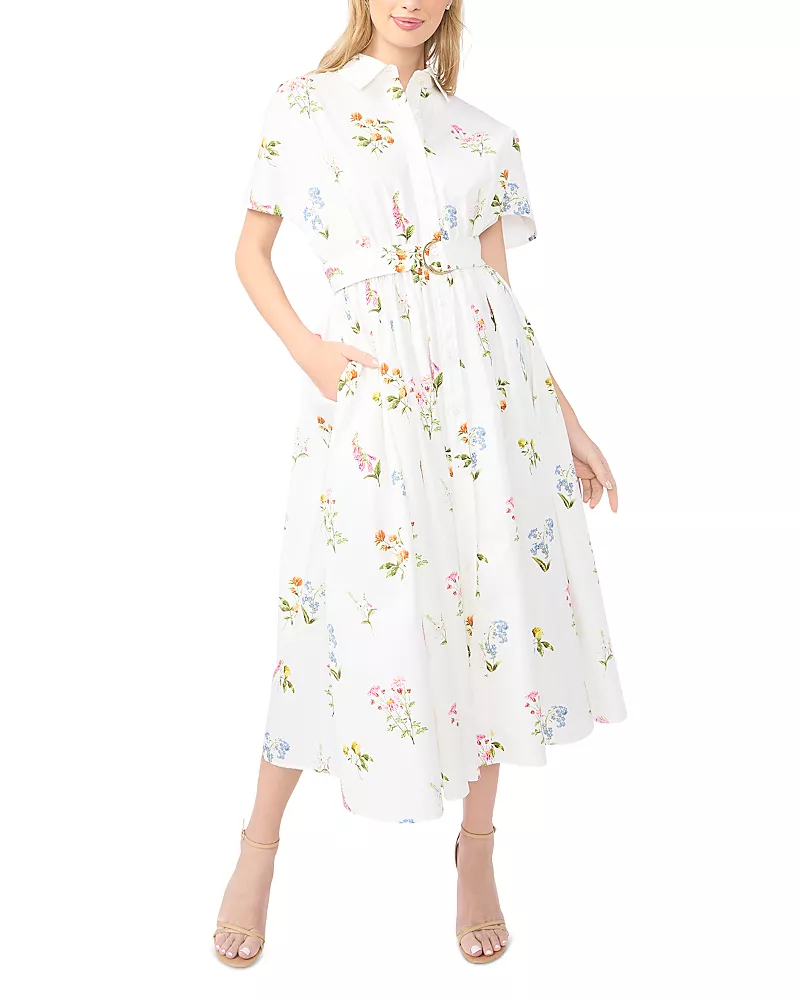 Ted Baker Riley Drop Shoulder Belted Maxi Dress