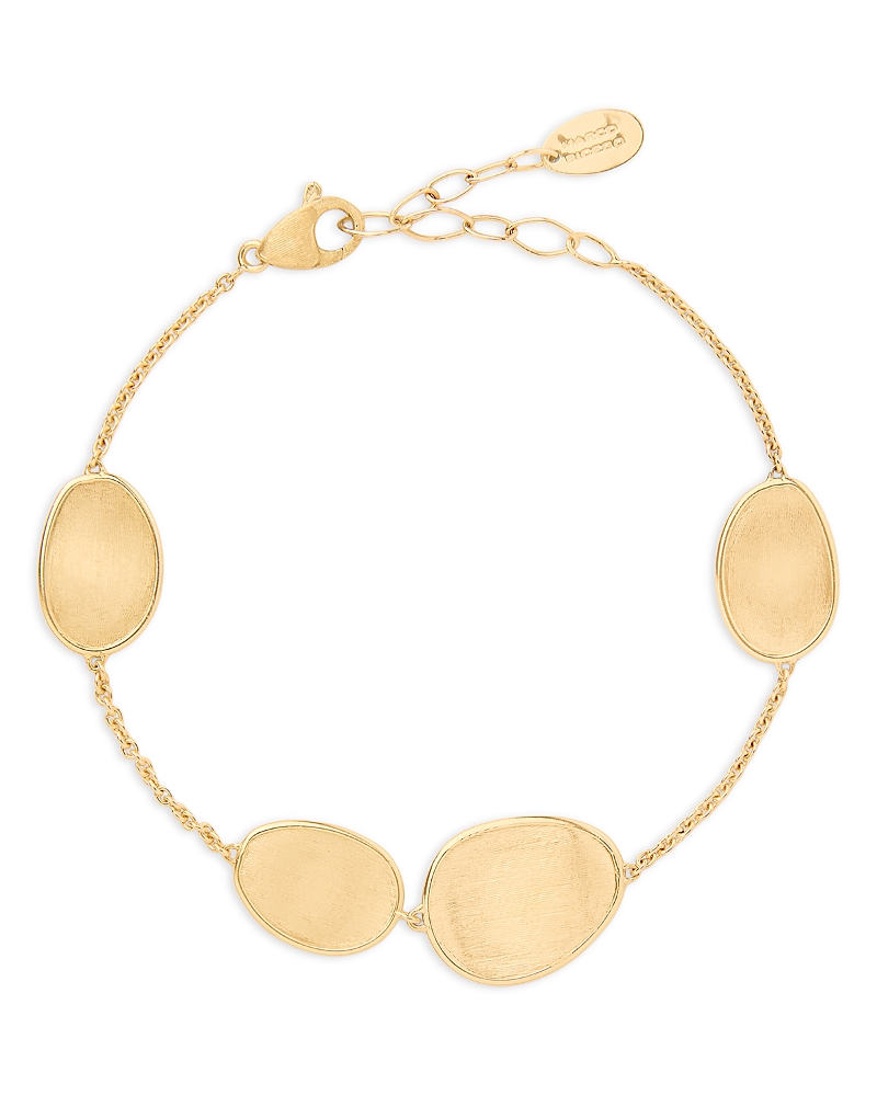 Marco Bicego 18K Yellow Gold Siviglia Textured Disc Chain Bracelet