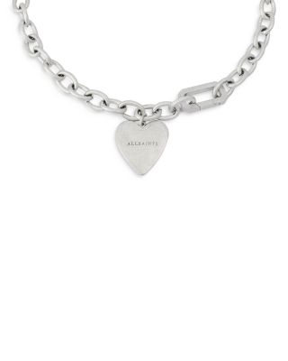 Lia Heart Charm Chunky Necklace, 17"