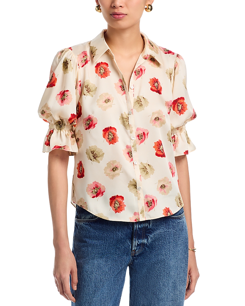 Cinq a Sept Floating Poppies Fiona Top