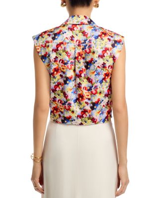 Wildflower Bunch Sleeveless Marianna Top