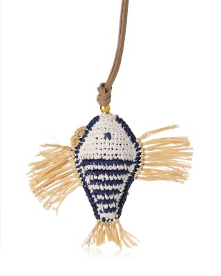 Raffia Fish Bag Charm
