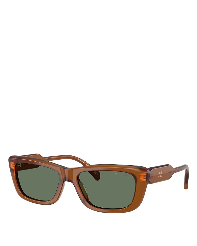 Miu Miu Rectangular Sunglasses, 56mm · OS