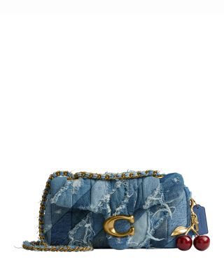 Tabby Shoulder Bag 26 With Denim Patchwork Quilting