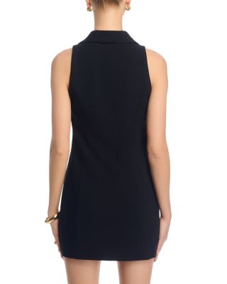 Whisper Double Breasted Halter Minidress