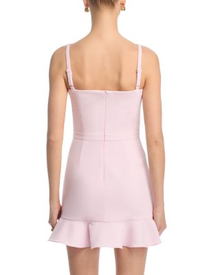 Whisper Frilled Hem Minidress