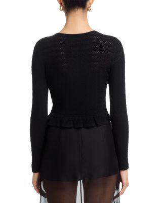 Pointelle Cardigan Sweater - Exclusive