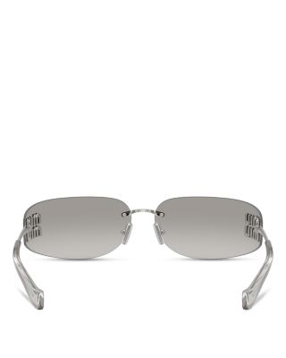 Rectangular Sunglasses, 75mm