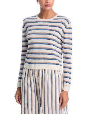 James Striped Wool Crewneck Sweater