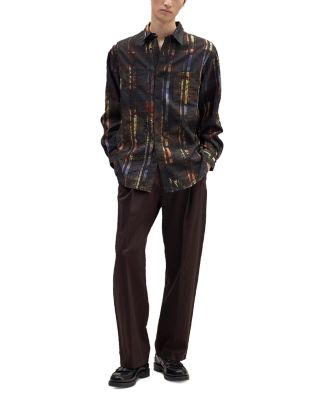 Skyler Printed Button Front Shirt