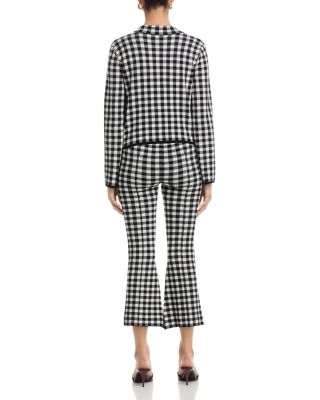 Gingham Knit Pants - Exclusive