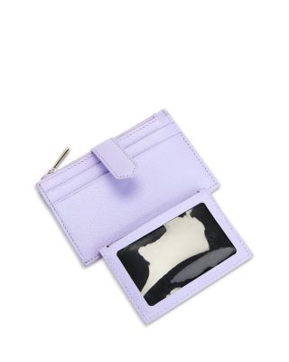 Zippered Compact Card Case Wallet