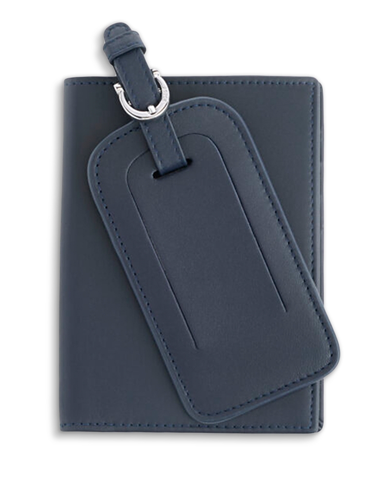 Royce New York Rfid Passport Case Luggage Tag Travel Set