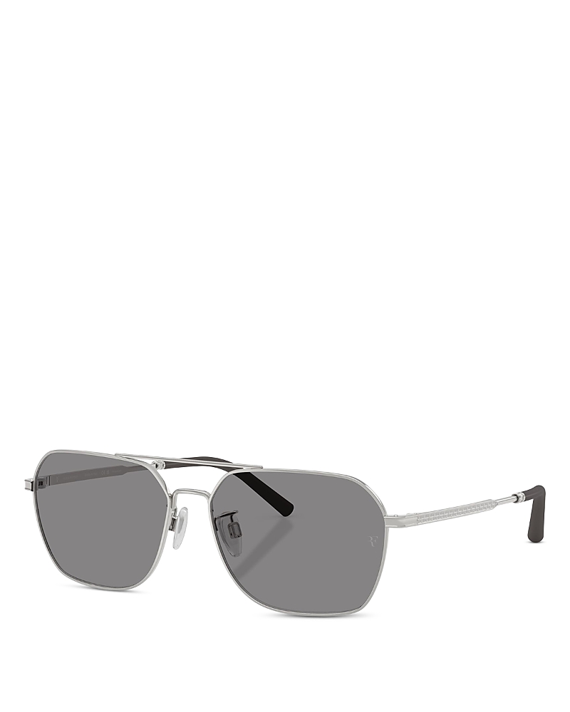 Oliver Peoples R-17 Aviator Sunglasses, 58mm