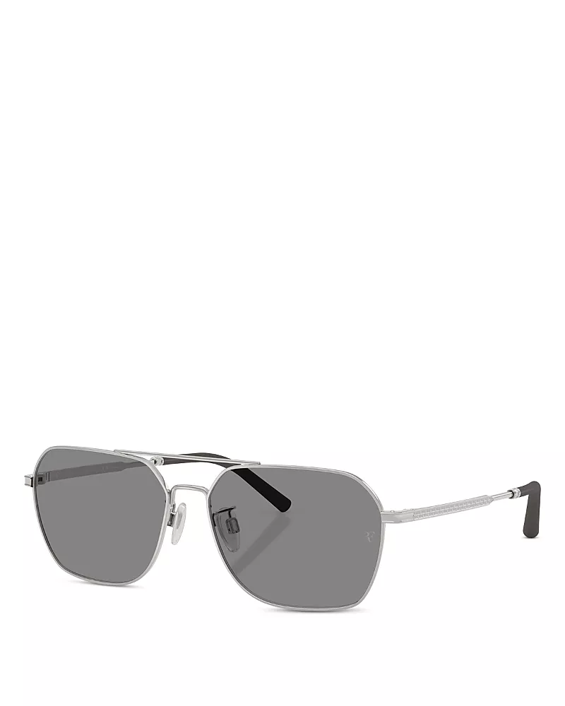Oliver Peoples R-17 Aviator Sunglasses, 58mm