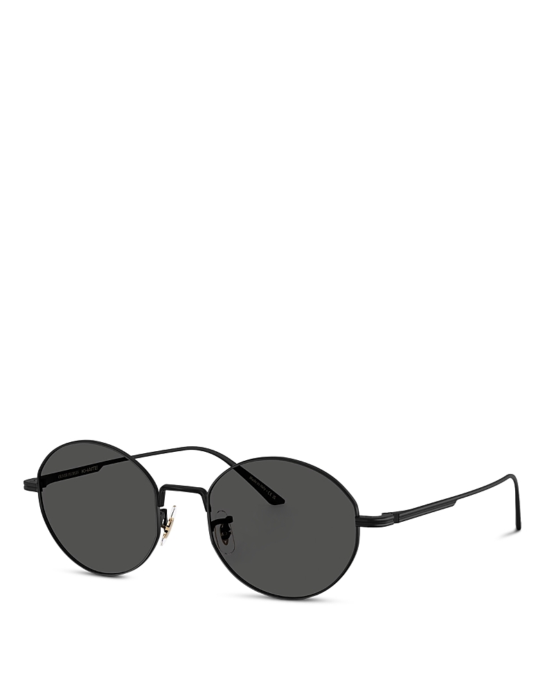 Khaite x Oliver Peoples Oval Sunglasses, 50mm
