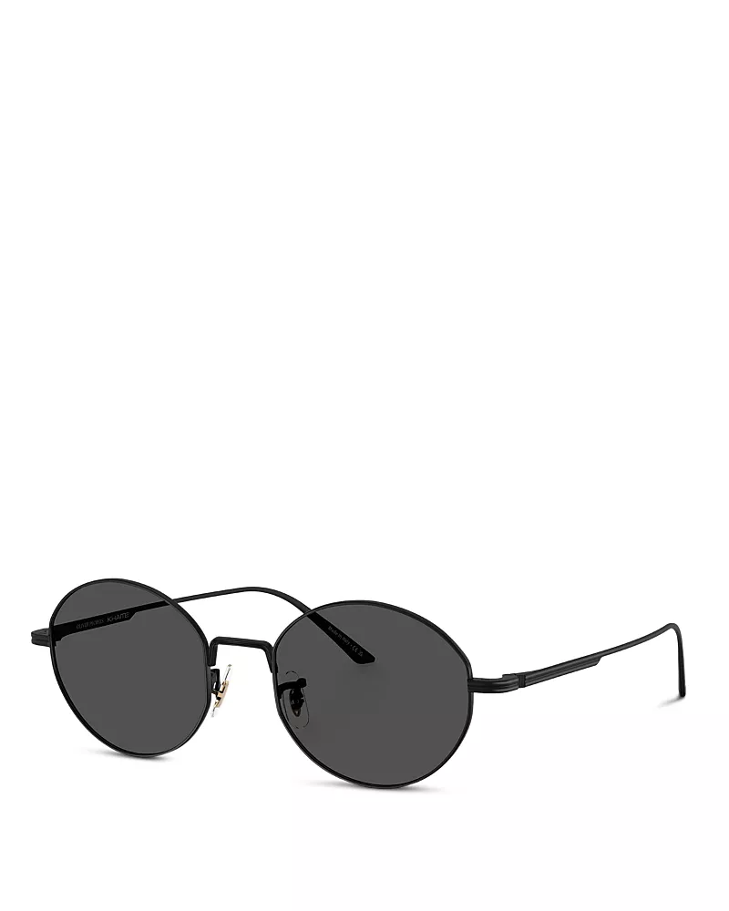 Khaite x Oliver Peoples Oval Sunglasses, 50mm