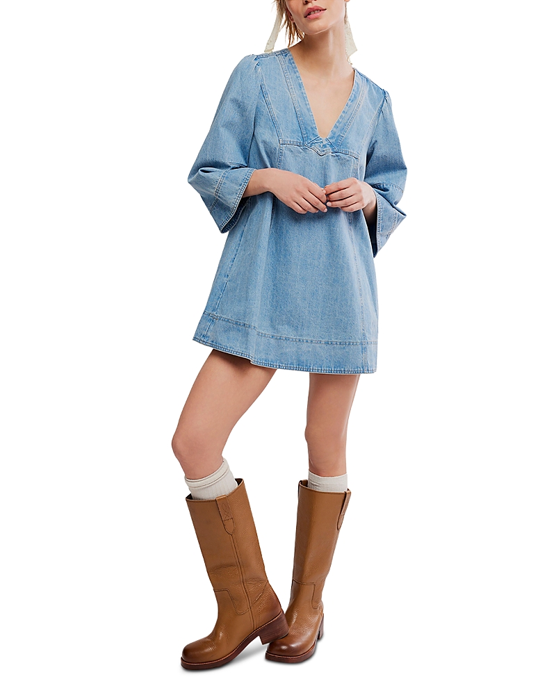 Free People Goldie Denim Mini Dress