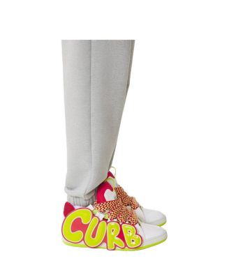  Unisex Curb Patch Sneakers In Leather