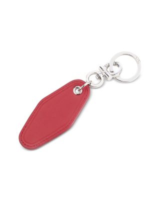 Vintage Leather Hotel Style Keychain