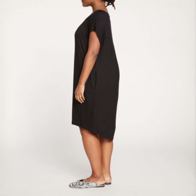  Plus Helen Liquid Jersey Shift Dress