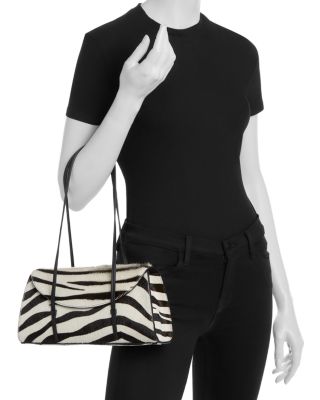 Elena Calf Hair Shoulder Bag